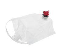 Borsa Acqua Pieghevole 3,5l con Valvola, Contenitore PE Trasparente | Campeggio ed Evacuazione, Flusso Controllato, Corpo Chiaro, Adatta a Kit Auto e Pronto Soccorso