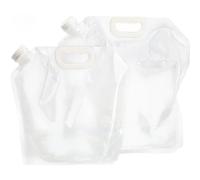 Borsa Acqua Pieghevole 5L per Esterno Campeggio Escursioni Viaggio Stoccaggio Po