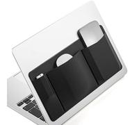 Borsa adesiva per laptop con supporto elastico per auricolari e cavi mouse