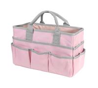 Borsa aggiuntiva grande da ufficio per insegnanti, 5 tasche aggiuntive, sostanza in poliestere durevole, piano portatile e flessibile per cancelleria, attrezzi da giardino, borse per insegnanti