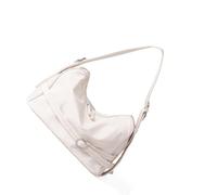 Borsa alla moda, borsa coreana, borsa a tracolla di grande capacità, borsa a tracolla in nylon leggero, borsa casual sotto le ascelle adatta per ufficio, shopping, viaggi, Beige, One Size