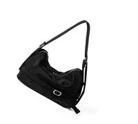 Borsa alla moda, borsa coreana, borsa a tracolla di grande capacità, borsa a tracolla in nylon leggero, borsa casual sotto le ascelle adatta per ufficio, shopping, viaggi, Nero , One Size