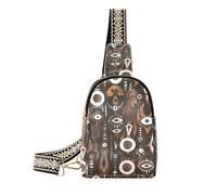 Borsa alla moda in stile marocchino bohémien mostri marrone per gli uomini marsupio multiuso per le donne da viaggio