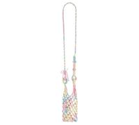 Borsa all'uncinetto da tracolla,Portaoggetti portatile vuoto boho a mani libere | Borsa da tracolla per bicchiere da vino - per donne festa festival viaggio campeggio al chiuso e all'aperto spiaggia e