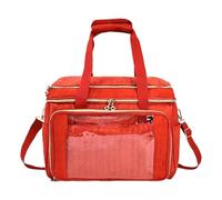 Borsa all'uncinetto organizer grande capacità Tote con tracolla regolabile | Borsa da viaggio all'uncinetto Borsa da viaggio per accessori strumenti ganci aghi donne principianti amanti del mestiere