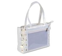 Borsa Anime Itabag con ampio spazio Borsa da viaggio per lavoro scolastico Borse a tracolla in PVC sotto le ascelle da ragazza capacità