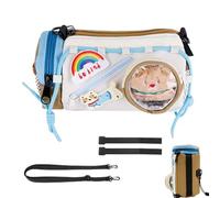 Borsa Anteriore Bici Borsello Organizer Impermeabile 2 Litri | Sacca Manubrio Frontale Impermeabile 2L Ciclismo, Viaggio, Escursionismo, Donna, Uomo, Montagna, Strada, Ciclismo