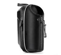 Borsa anteriore multifunzione per bicicletta, con supporto per bottiglia d'acqua a sgancio rapido, per scooter elettrico pieghevole con struttura rigida e maniglia per il trasporto, guarnizione in