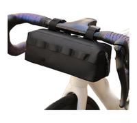 Borsa anteriore per bicicletta, 2 l, sistema di montaggio sicuro a 3 punti | Materiale X-Pac, resistente all'umidità, per una costruzione robusta, dimensioni 24x9x8cm, verde arancione rosa bianco nero