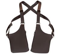 Borsa Antifurto Sotto Le Ascelle Multitasche, 27,5x31cm PU Multifunzionale Borsa A Tracolla Sotto Le Ascelle Da Uomo, Impermeabile E Leggera, Per Viaggi, Avventure All'aria Aperta Attività Quotidiane