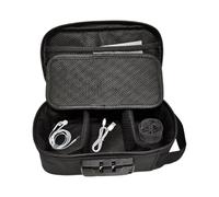 Borsa antiodore, custodia antiodore, borsa per documenti di blocco portadocumenti, custodia da viaggio, organizer per documenti, custodia portatile per contanti, carte, passaporto, assegno, Nero , Se