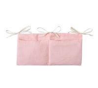 Borsa Appendere per Lettino,2 Tasche, Organizer per Cameretta dei Bambini, Tasche Portaoggetti Letto, Portaoggetti Tasca da Appendere per Letto Usato per Riporre Vestiti Pannolini Giocattoli