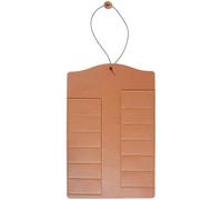 Borsa Arrotolabile per Mini Attrezzi da Giardino 12 scomparti | Ecopelle Marrone, Struttura Compatta 38,5x25x0,5cm, e Ripiani Finestra