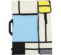 Borsa artistica, custodia per portfolio artistico 8K in tessuto Oxford resistente e impermeabile, zaino multitasche con tracolla regolabile per schizzi e materiali di pittura, custodia per portfolio