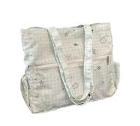 Borsa ascellare in poliestere di grande capacità Borse da viaggio leggere Tasche organizzative Tracolla ergonomica Borsa ascellare di grande capacità, Verde, One Size