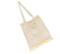 Borsa ascellare trapuntata di grande capacità del poliestere con la disposizione del pizzo Pratica borsa a tracolla del poliestere per i pendolari delle donne in pizzo, Giallo, One Size