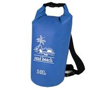 Borsa Asciutta di Grande capacità in PVC Ispessito Resistente All'acqua per Nuotare in Kayak e Viaggiare All'aperto (blu scuro)