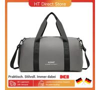 Borsa bagaglio a mano Kono per soffietto e EasyJet, 40x20x25 cm, impermeabile, con tracolla e borsa per scarpe, ideale per viaggi aerei Black