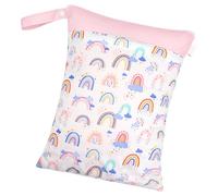 Borsa bagnata e asciutta: borsa impermeabile, 2 scomparti con cerniera, per nuoto, yoga, palestra, organizer da viaggio riutilizzabile, porta indumenti sporchi portatile, b, vedi descrizione, Vedi