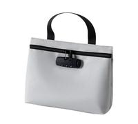 Borsa bancaria bloccabile - 1 pezzo impermeabile, custodia con cerniera, grande contenitore di sicurezza, porta codice a tre cifre | Chiavi del passaporto Biglietti bancari Documenti Oggetti da v