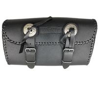 Borsa barilotto borsello moto custom tools bag pelle cuoio borsa porta attrezzi