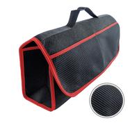 Borsa Bauletto Organizer Borsa Auto Bagagliaio Auto Borsa IN Nero/Rosso
