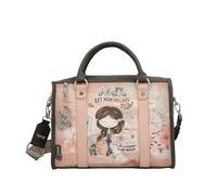 BORSA BAULETTO PEACE & LOVE PINK ANEKKE
