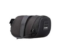 Borsa Bici MTB Nera/Rossa/Blu con Tasca Posteriore Portaoggetti Extra per Luci d