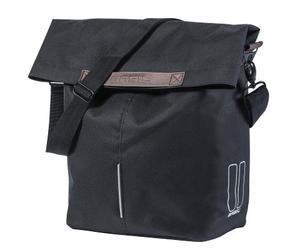 Borsa bici singola 16 L City Shopper nera Basil ( Nero / 16 L )