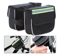 Borsa bici tubo superiore con supporto cellulare design impermeabile e rifletten