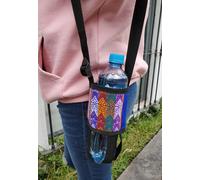 Borsa Borraccia a Tracolla Per Bottiglia Indossare Con Hippie Perù Nuova