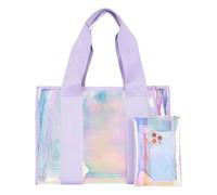 Borsa Borse Da Spiaggia - Borse Da Spiaggia Per Le Donne | Borsa A Tracolla Da Viaggio Sciolto | Borsa Iridescente | Borsa Da Viaggio Di Grande Capacità Per Il Lavoro In Vacanza In Palestra Com