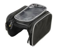 BORSA BORSELLO TELAIO BICI BICICLETTA MTB PORTATELEFONO 3 COMPARTI 20x18x18 cm