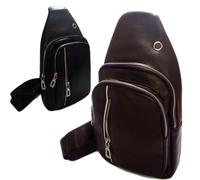 BORSA BORSELLO UOMO SIMIL-PELLE TRACOLLA PETTO MONO SPALLA MARSUPIO LAVORO 628