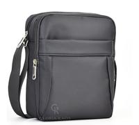 Borsa Borsello Uomo Tracolla Regolabile Tessuto Multitasche 88044