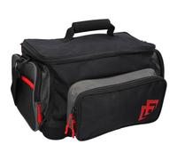 Borsa borsone attrezzatura pesca fondo rigido ampie tasche e tracolla 35.5x22x26