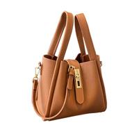 Borsa Bucket - Borsa a Mano Retro Stile Vintage,Accessorio da Viaggio per Ufficio Stoccaggio Incontri Bici Lavoro Trasporto Passeggiata Escursioni Shopping Palestra All'aperto, marrone, Se référer au