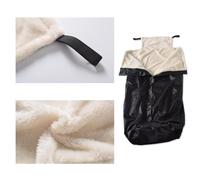 Borsa calda per coperta per sedia a rotelle con fodera in pile spesso e
