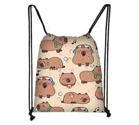 Borsa Capybara Borsa Impermeabile Con Chiusura A Cordino Per Libri