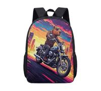 Borsa Capybara per occhiali da sole, 43 cm, zaino per la scuola per bambini, stampa giungla tropicale, zaino per studenti, 19, L, Minimalista