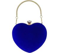 Borsa cardiaca per donne con in cima a una borsa a forma di cuore di velluto 7x7x3 con tote staccabile e spalla spalla squisite borse romantiche per appuntamento, banchetto, San Valentino
