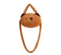 Borsa carina, zaino a forma di animale, morbido peluche design, leggero, tracolla regolabile, interni spaziosi, cuciture resistenti, chiusura con cerniera, texture accogliente, accessorio alla