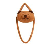 Borsa carina, zaino a forma di animale, morbido peluche design , leggero, tracolla regolabile, interni spaziosi, cuciture resistenti, chiusura con cerniera, texture accogliente, accessorio alla