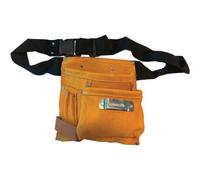 Borsa Carpentiere 2 Tasche con Porta Martello Effe Crosta Bovina con Cinta