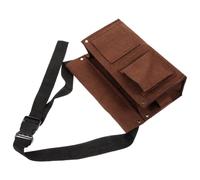 Borsa Carpentiere in Fibra, Capiente, Regolabile, Marrone Caffè | Borsa da Carpentiere Tradizionale, Borsa Portattrezzi Multiuso, Borsa Porta Attrezzi da Cintura