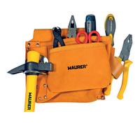 Borsa Carpentiere Maurer Plus in Crosta 4 Tasche con Portamartello