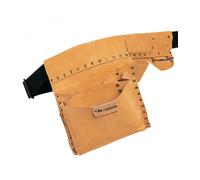 Borsa Carpentiere/Portattrezzi MASS Art.134 in Cuoio Morbida 3 Tasche con Cinta