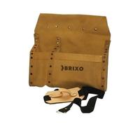 BORSA CARPENTIERE RINFORZATA IN CUOIO CON DISTANZIATORI IN LEGNO