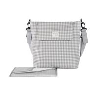 Borsa cestino Walking Mum I Love Vichy - Grigio