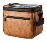 Borsa Cicloturismo con Touchscreen 4.5L | Isolamento per termico per efficace, mantiene caldo/freddo, ideale per pranzo o bevande durante il viaggio(Brown)